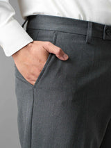 Trousers With Belt Loop - Graphite Grey (Regular Fit)