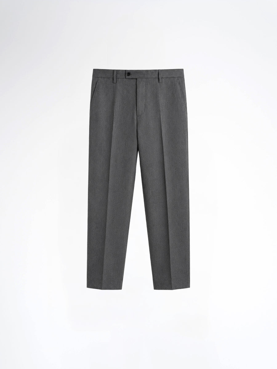 Trousers With Belt Loop - Graphite Grey (Regular Fit)