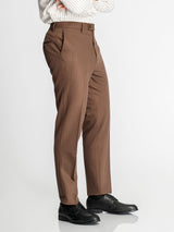 TrousersWithBeltLoopDarkBrownPinstripes_SlimStraight_2 - Zeve