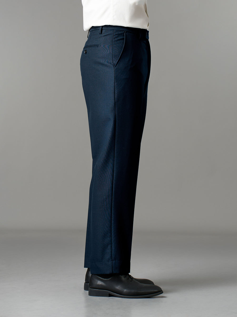 Trousers With Belt Loop - Deep Navy (Regular Fit)