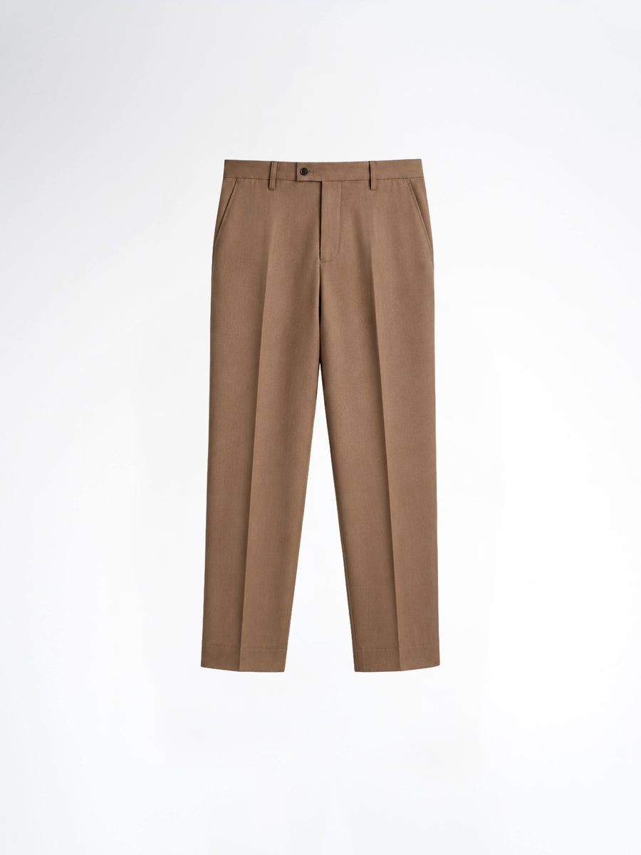 Trousers With Belt Loop - Golden Khaki (Regular Fit)