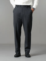Trousers With Belt Loop - Charcoal Grey (Regular Fit)