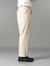 Trousers With Belt Loop - Ivory Beige (Regular Fit)