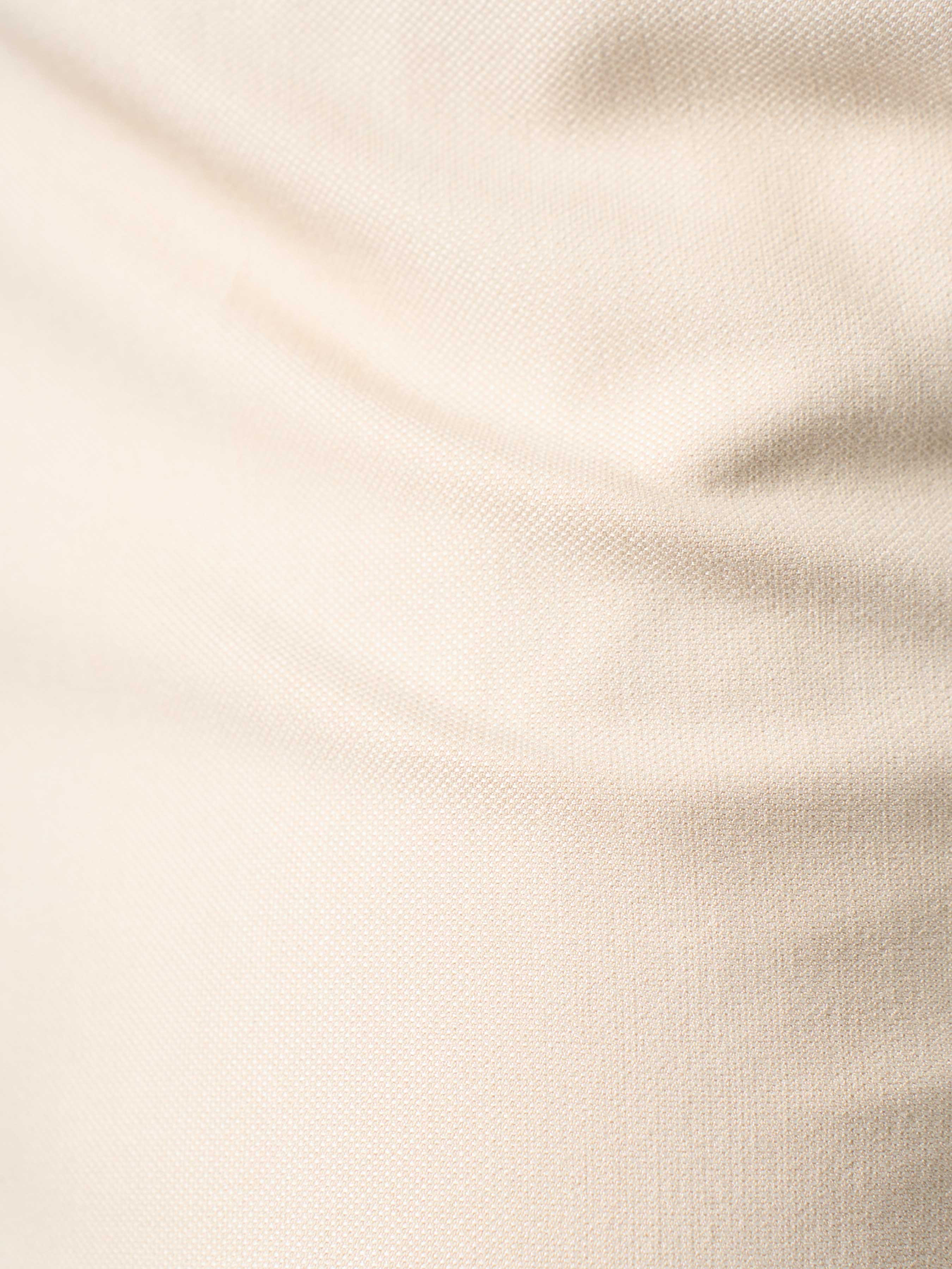 Trousers With Belt Loop - Ivory Beige (Regular Fit)