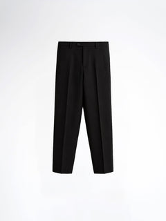 Trousers With Belt Loop - Midnight Black (Regular Fit)