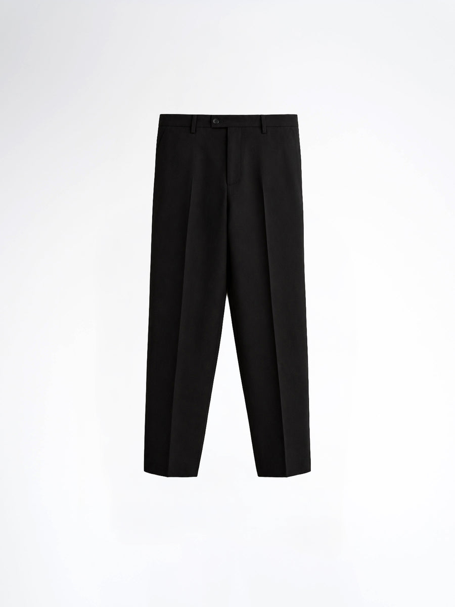 Trousers With Belt Loop - Midnight Black (Regular Fit)