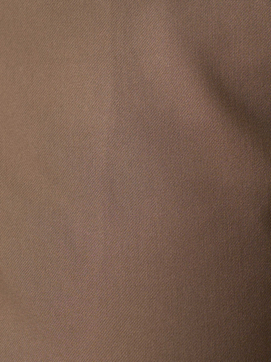 Trousers With Belt Loop - Mocha Brown (Regular Fit)