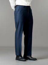 Trousers With Belt Loop - Oxford Blue (Regular Fit)