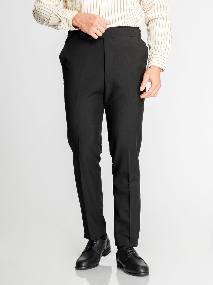 TrousersWithSideAdjusterBlack_SlimStraight_3 - Zeve