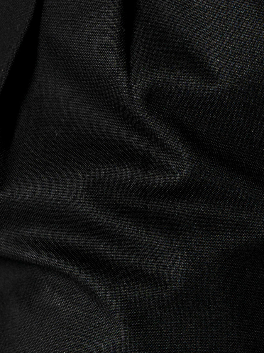 Trousers With Side Adjuster - Classic Black (Regular Fit)