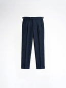 Trousers With Side Adjuster - Shadow Blue (Regular Fit)
