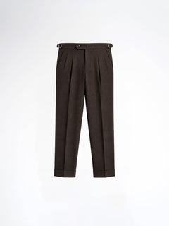 Trousers With Side Adjuster - Smoky Grey (Regular Fit)