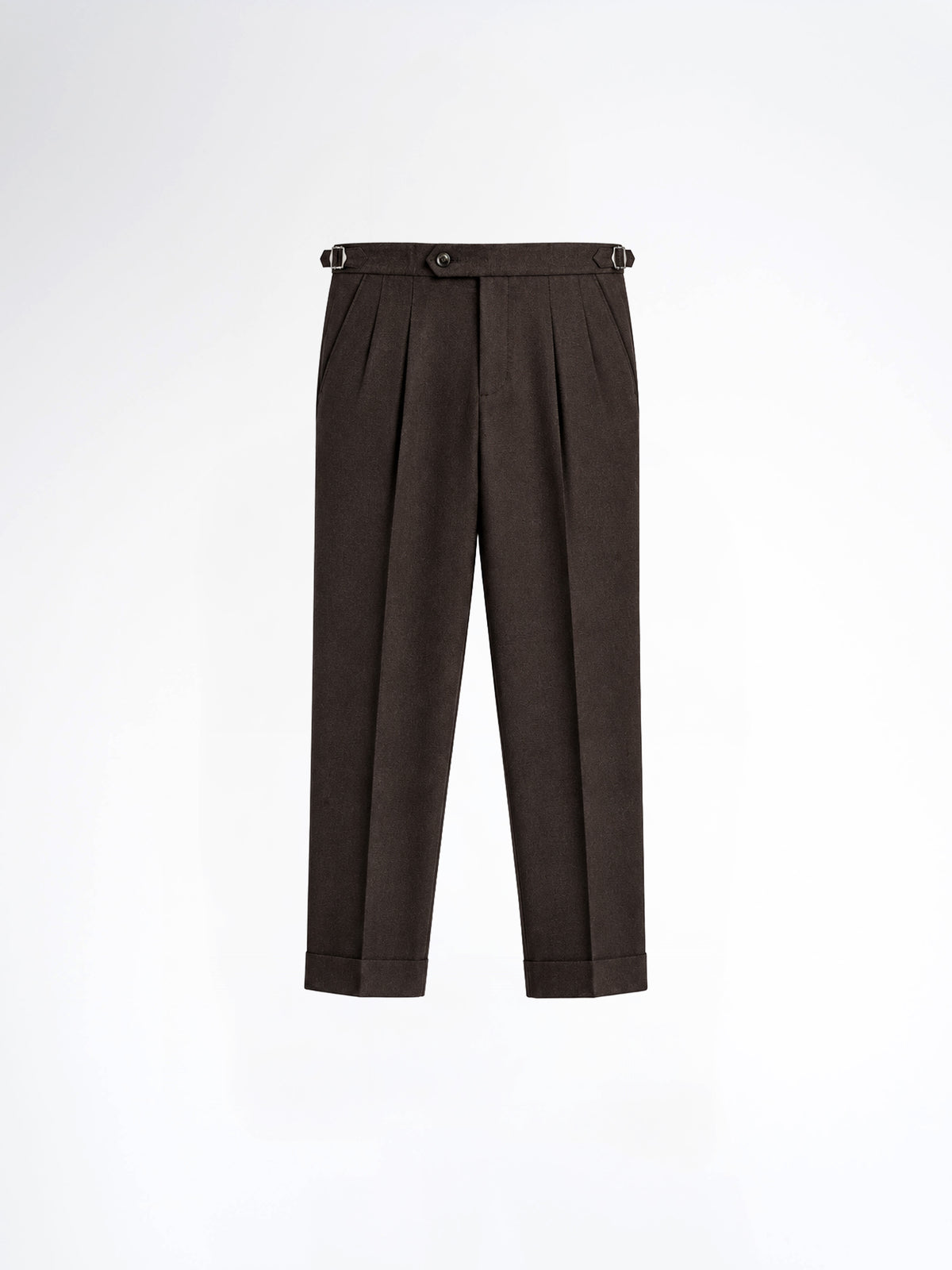 Trousers With Side Adjuster - Smoky Grey (Regular Fit)