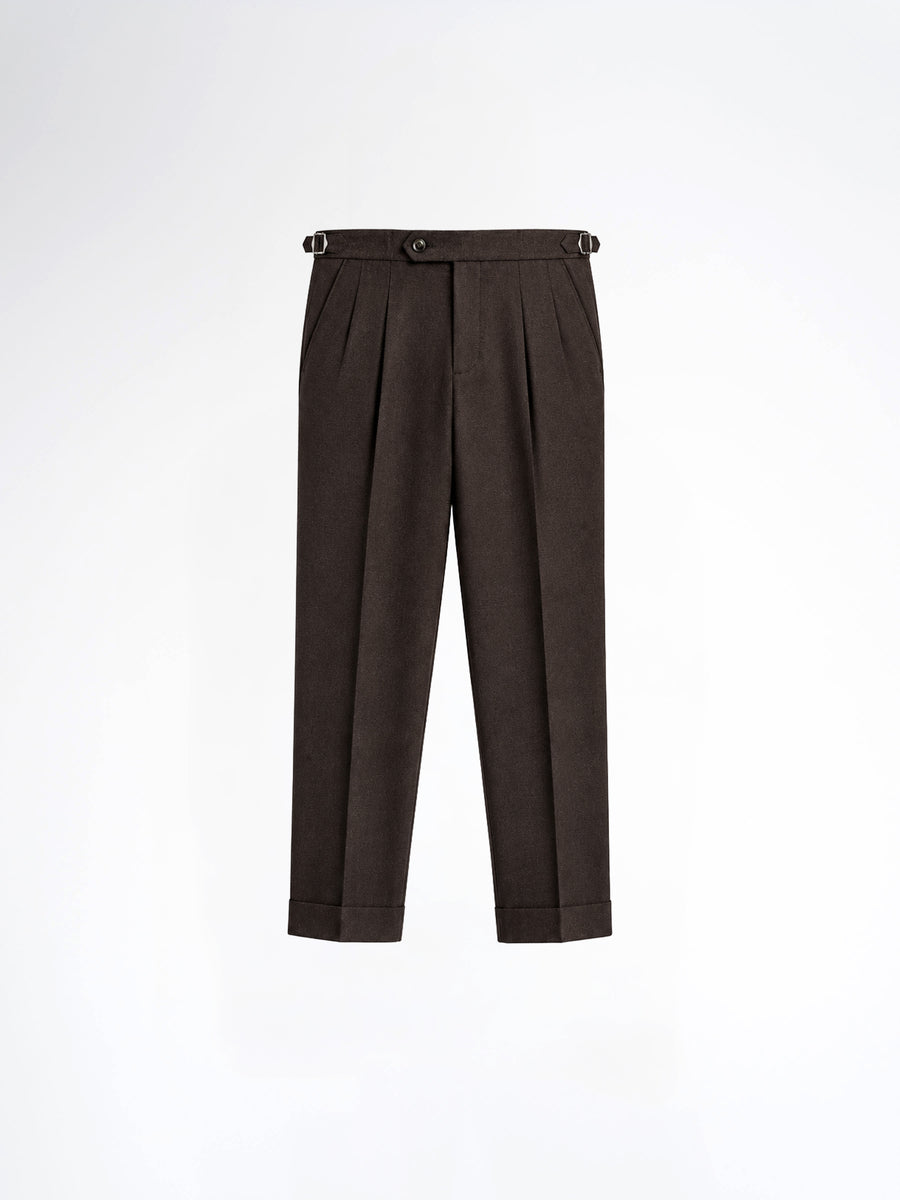 Trousers With Side Adjuster - Smoky Grey (Regular Fit)
