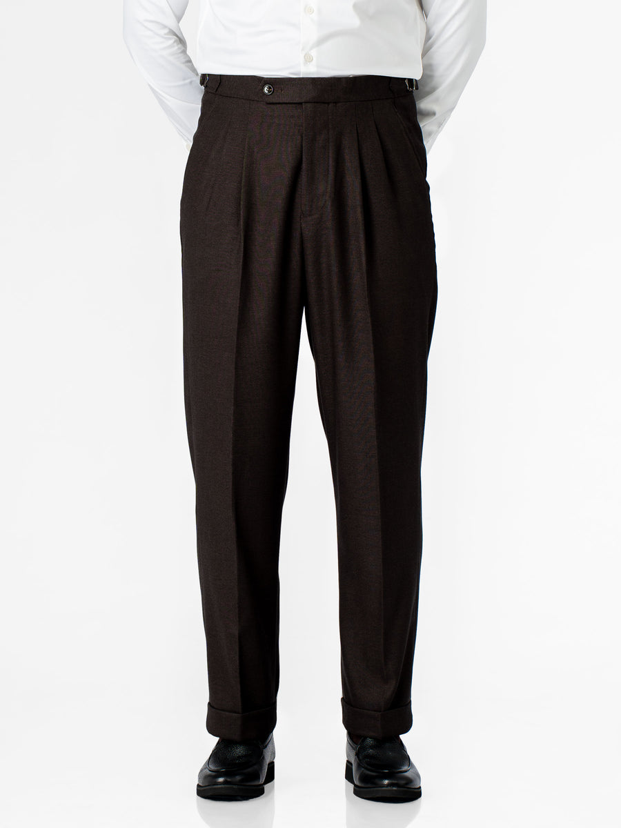 Trousers With Side Adjuster - Smoky Grey (Regular Fit)