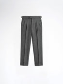 Trousers With Side Adjuster - Steel Grey (Regular Fit)
