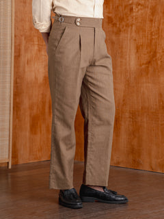 TrousersWithSideAdjustersLinenOlivePlain_Wide-Fit_03_f875188c-af4c-4e46-a855-092cb28fdfb5 - Zeve