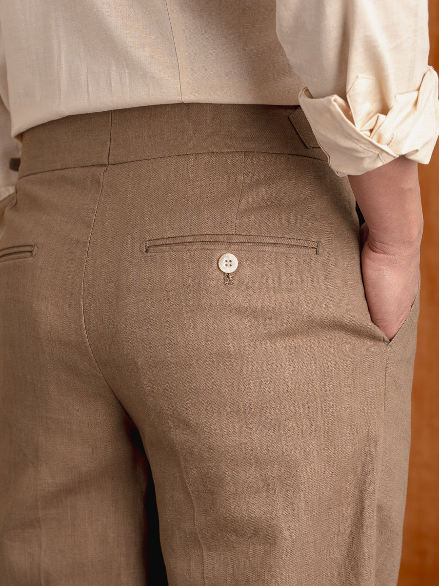TrousersWithSideAdjustersLinenOlivePlain_Wide-Fit_08_a96469b3-2139-41ed-937f-38014451121c - Zeve