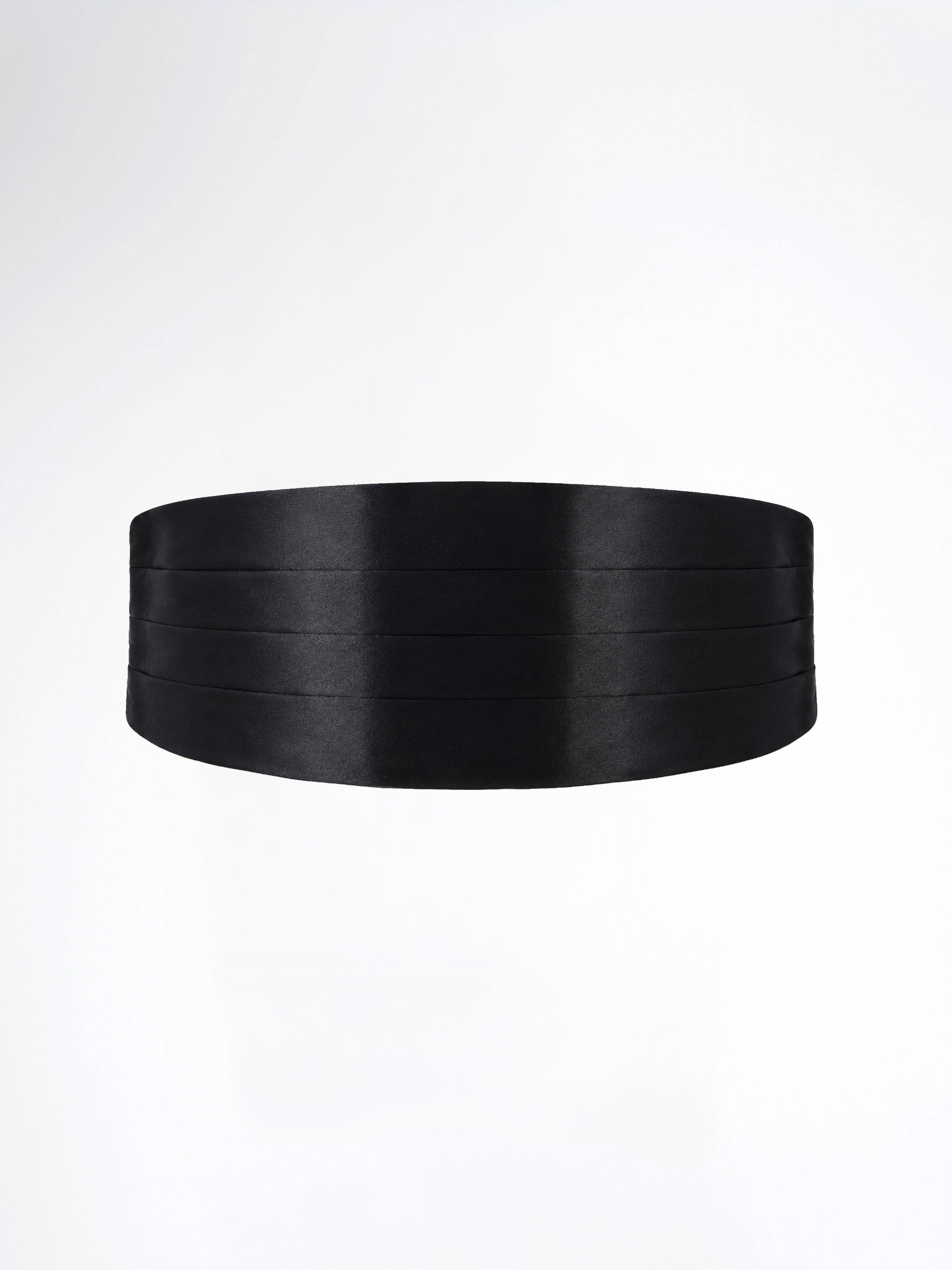 Tuxedo Belt Cummerbund - Matte Black