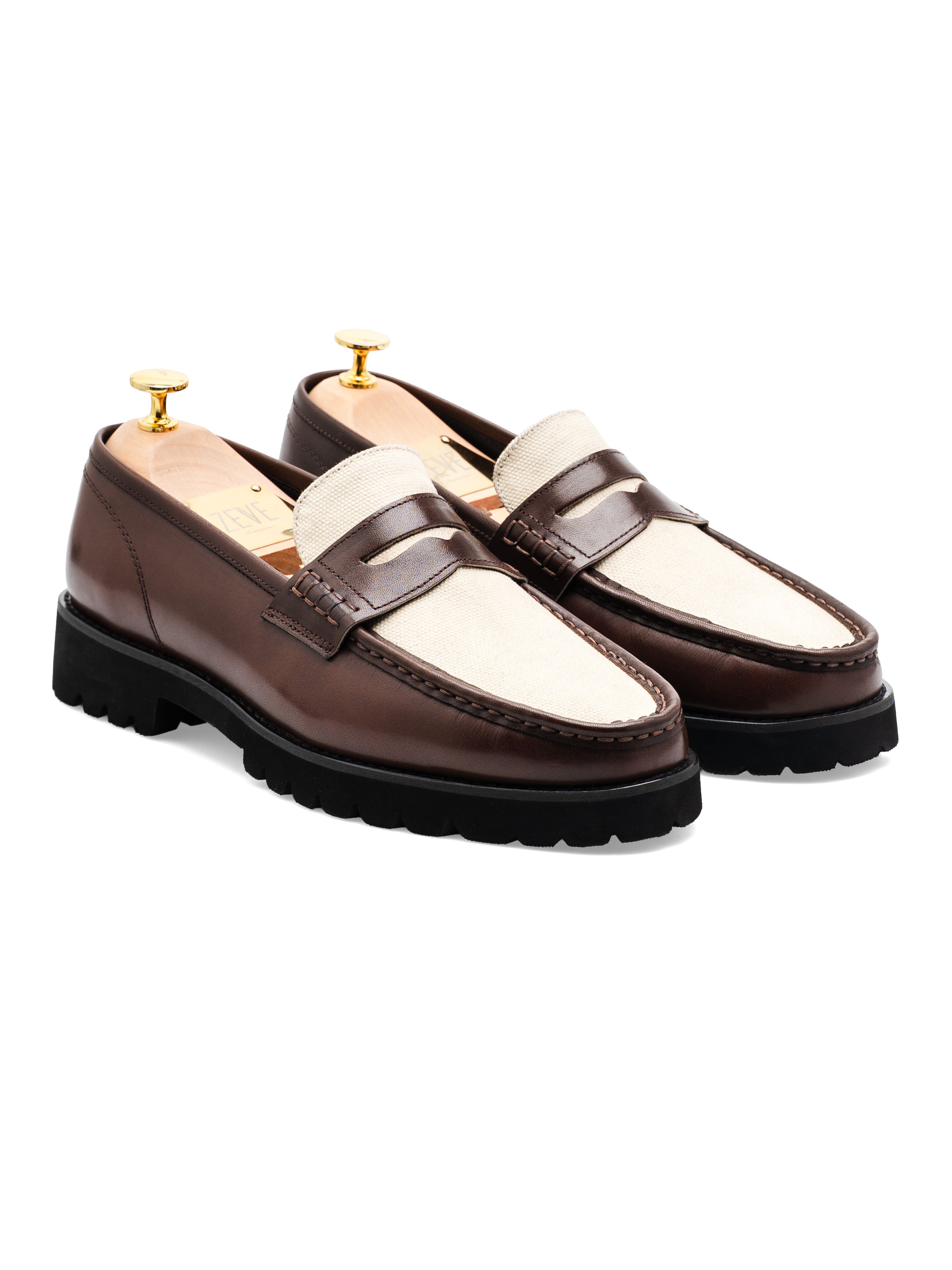 Valen Penny Loafer - Coffee Leather (Eva Combat)