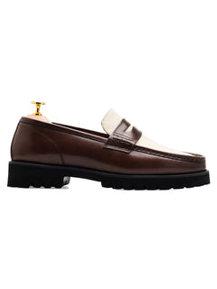 Valen Penny Loafer - Coffee Leather (Eva Combat)