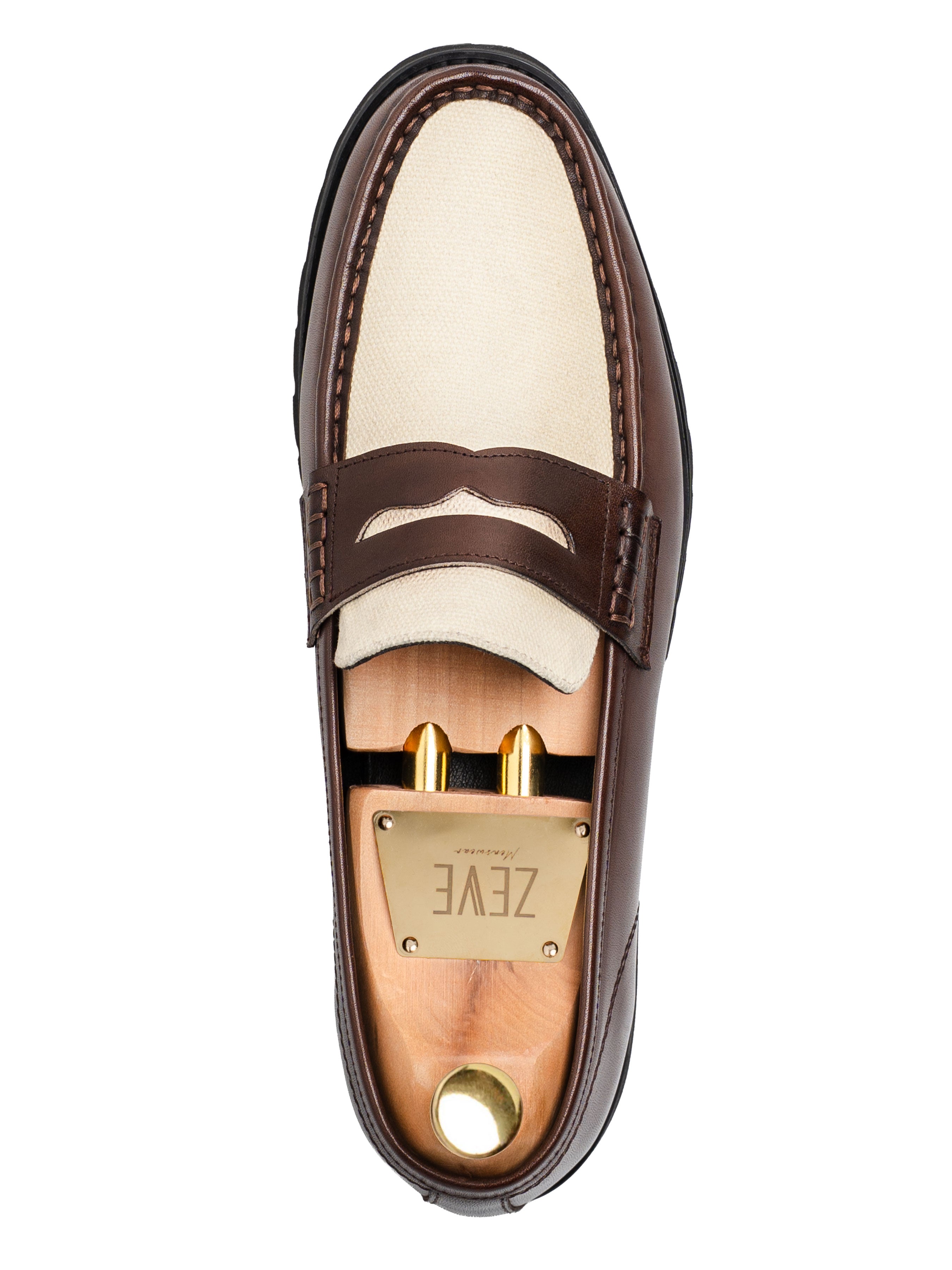 Valen Penny Loafer - Coffee Leather (Eva Combat)