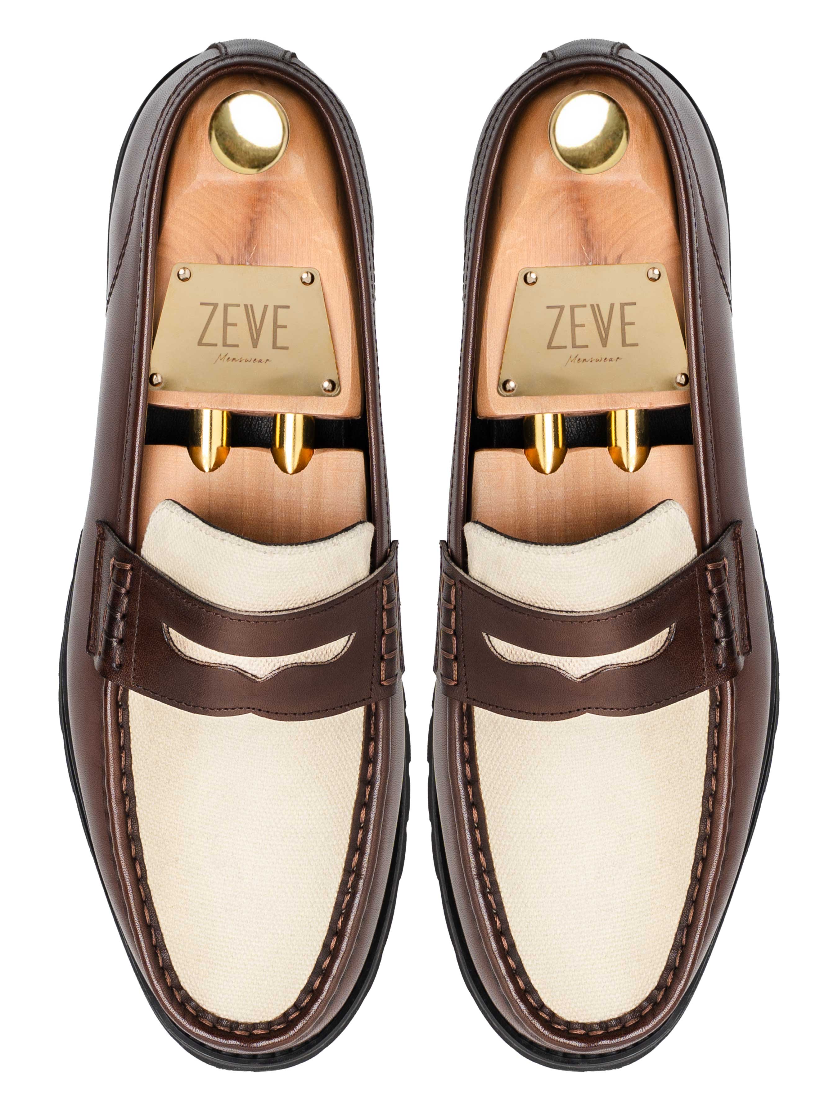 Valen Penny Loafer - Coffee Leather (Eva Combat)
