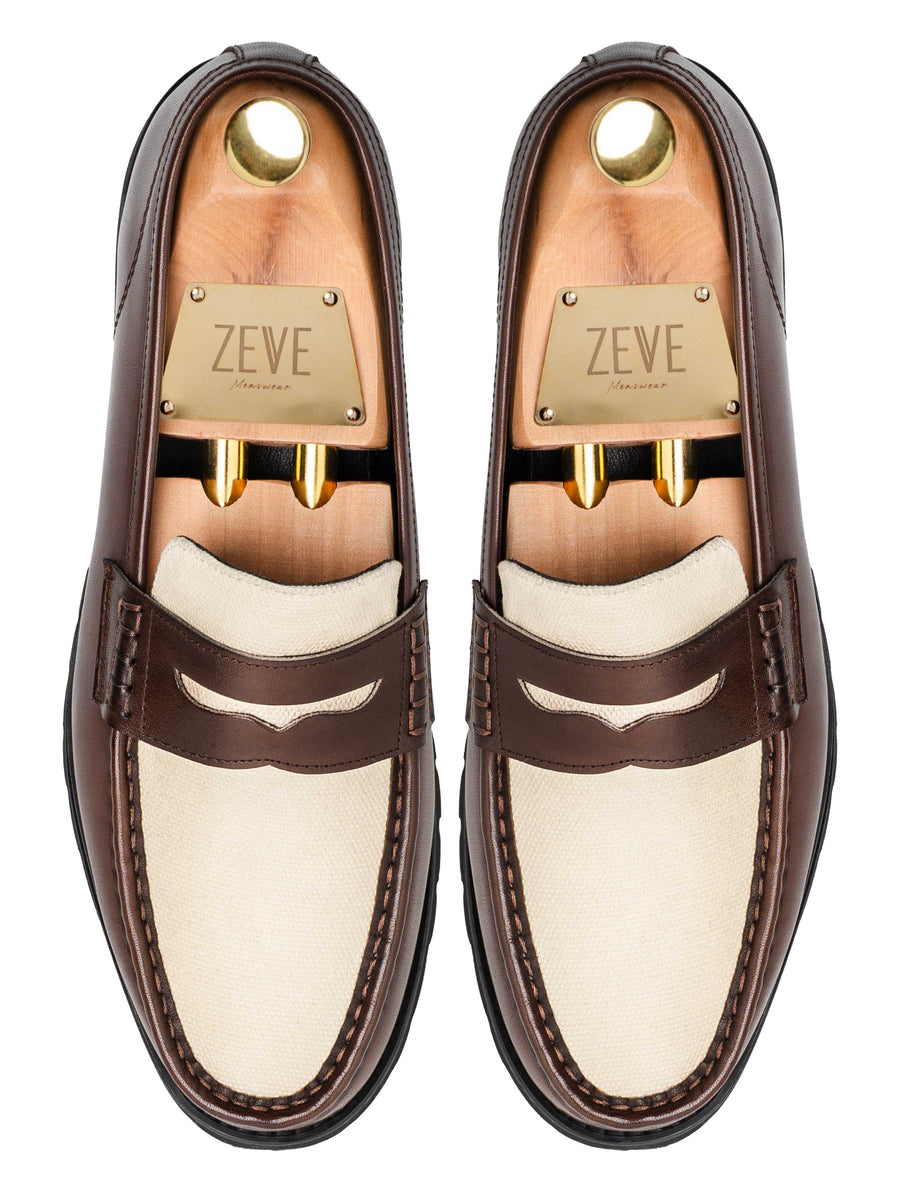 Valen Penny Loafer - Coffee Leather (Eva Combat)