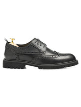 VardenBrogueSolidBlackLeather_BravaSole_Side - Zeve