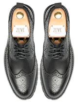 VardenBrogueSolidBlackLeather_BravaSole_Top - Zeve