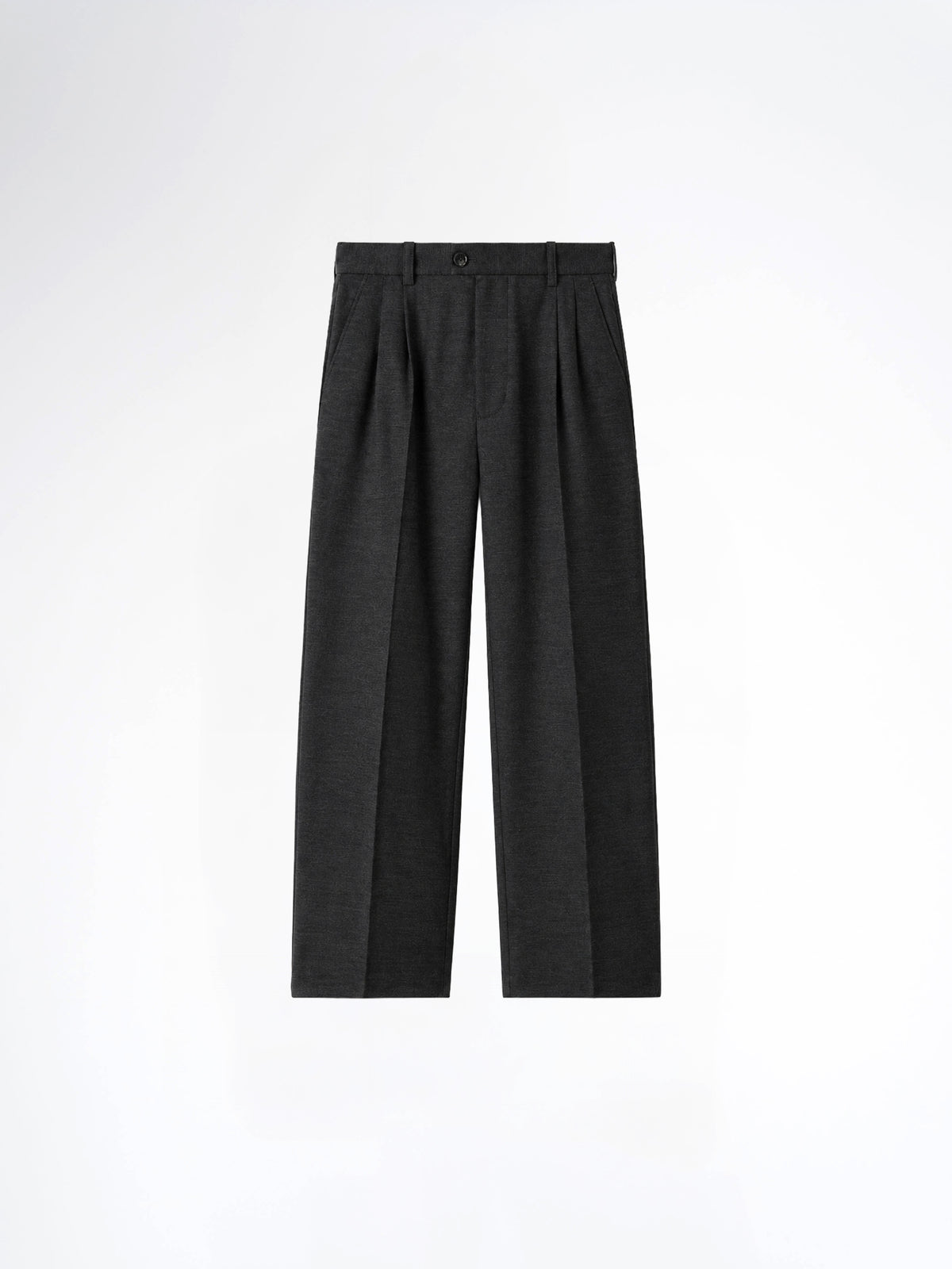 Varello Trousers With Belt Loop - Grey (Wide Fit)