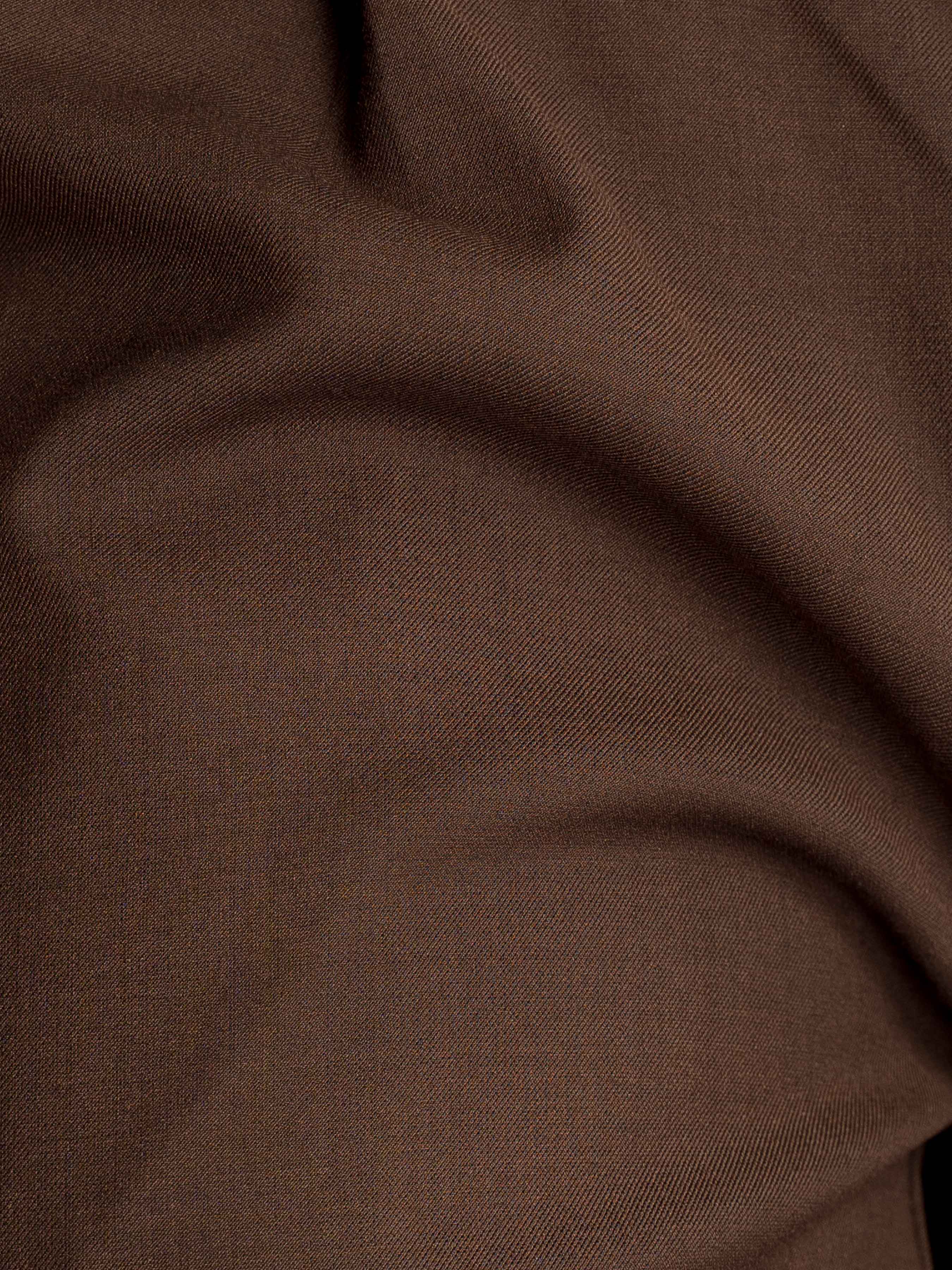Velano Relaxed Trousers - Coffee (Wide Fit)