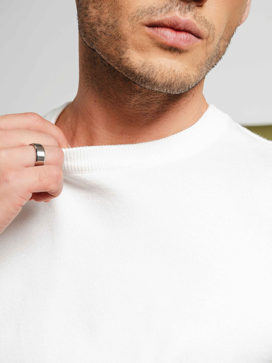 VittorioLongSleeveCrewNeckWhite7 - Zeve