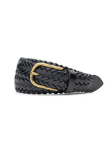 Weave-Leather-Belt-with-Gold-Toned-Buckle_01 - Zeve