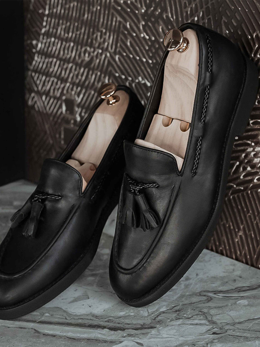 Website-1-Tassel-Loafer-Black-crepe-sole-menswear-Zeve-handmade-shoes-kuala-lumpur - Zeve