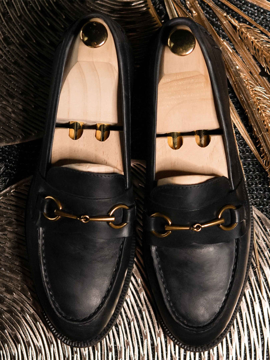Website-2-Penny-Horsebit-Buckle-Black-1-Zeve-handmade-shoes-kuala-lumpur - Zeve