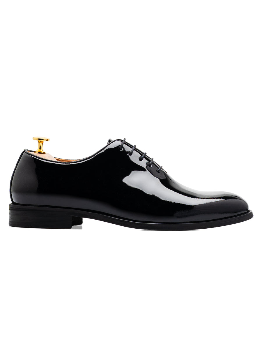 Wholecut Oxford  - Black Patent Leather