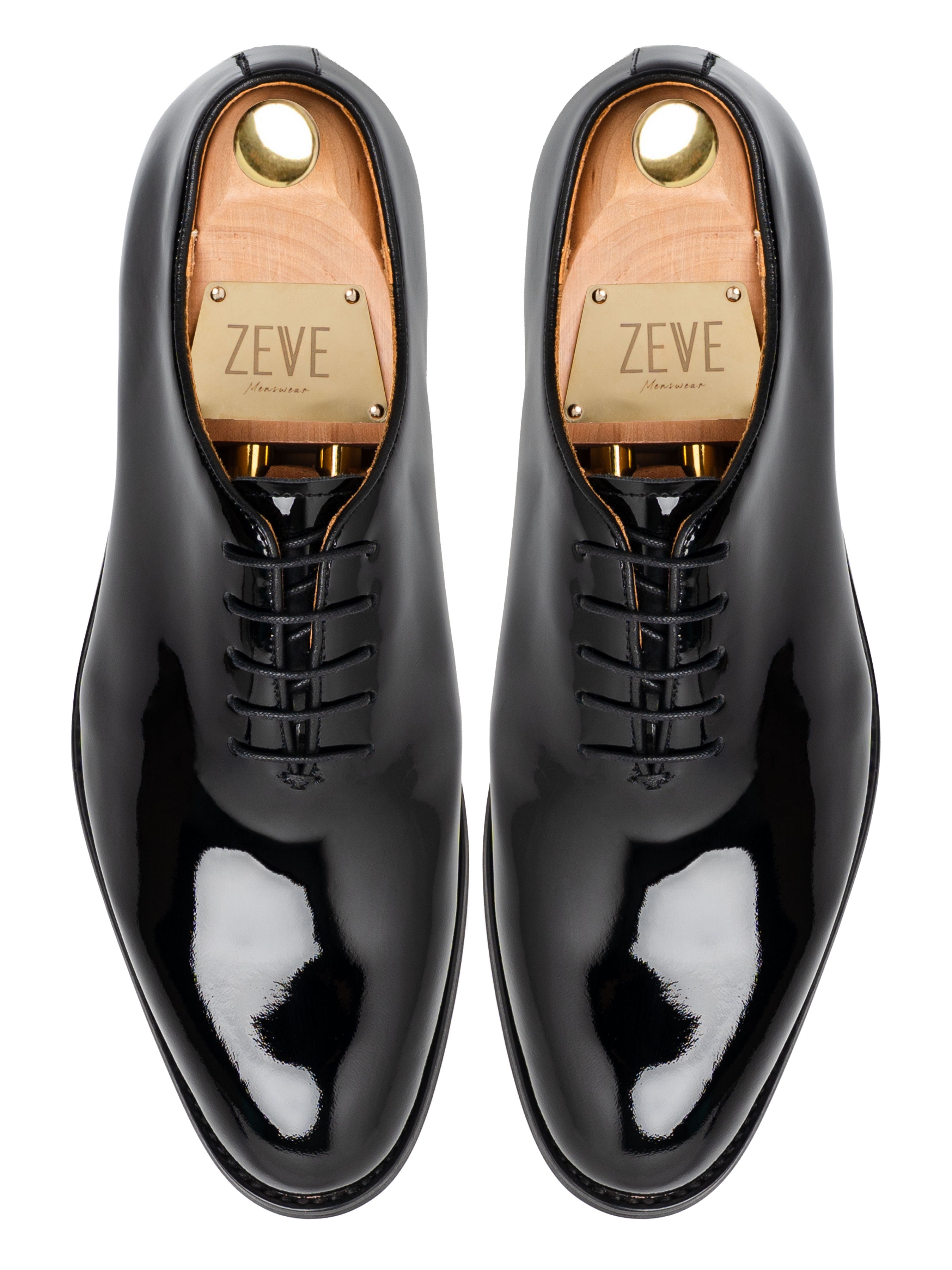 Wholecut Oxford  - Black Patent Leather