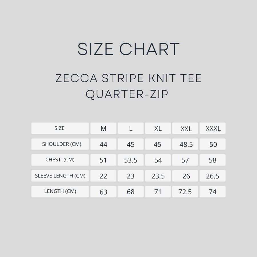 ZECCA_STRIPE_KNIT_TEE_QUATER-ZIP - Zeve