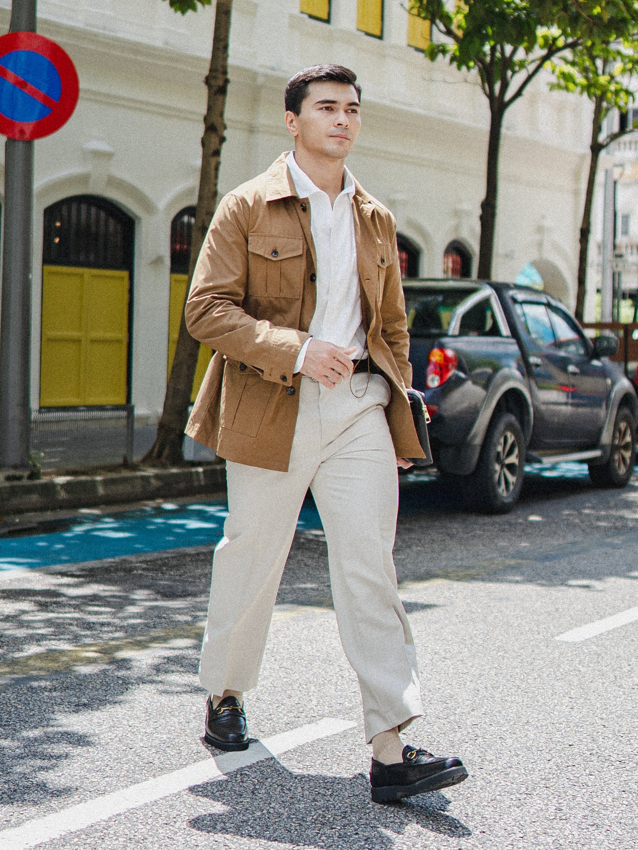 Zalta Safari Jacket -  Camel