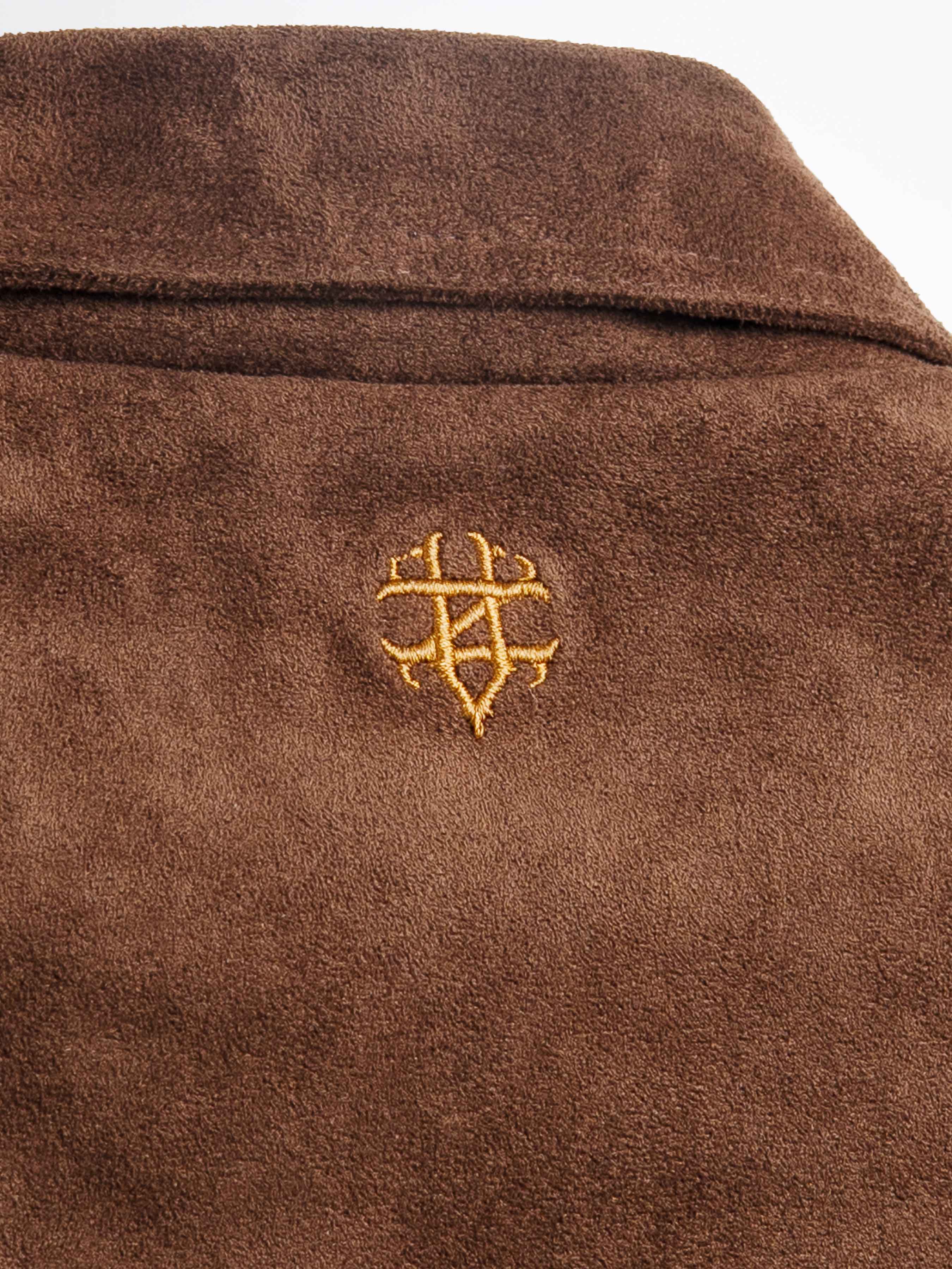 Zander Suede Jacket - Coffee