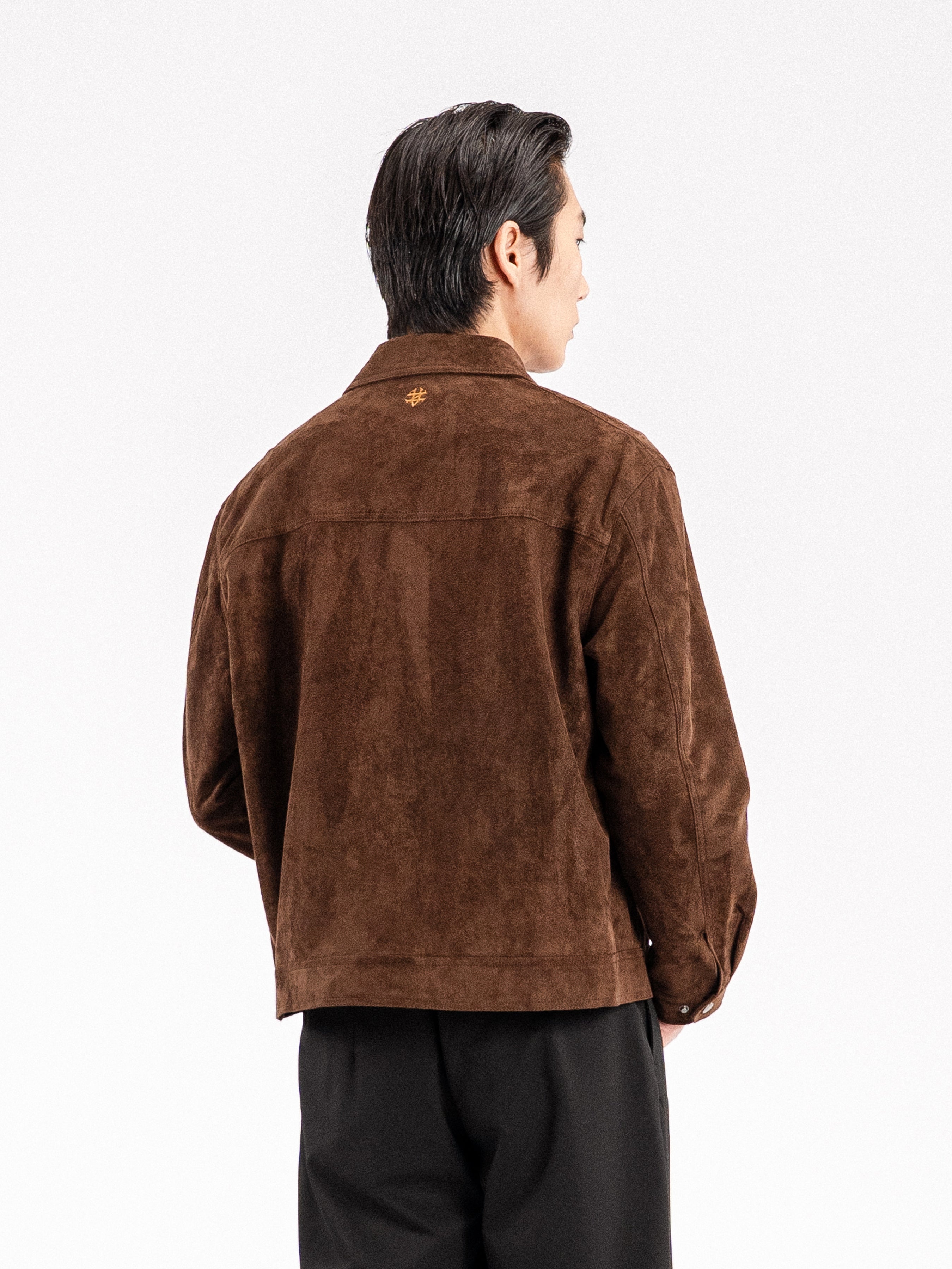 Zander Suede Jacket - Coffee