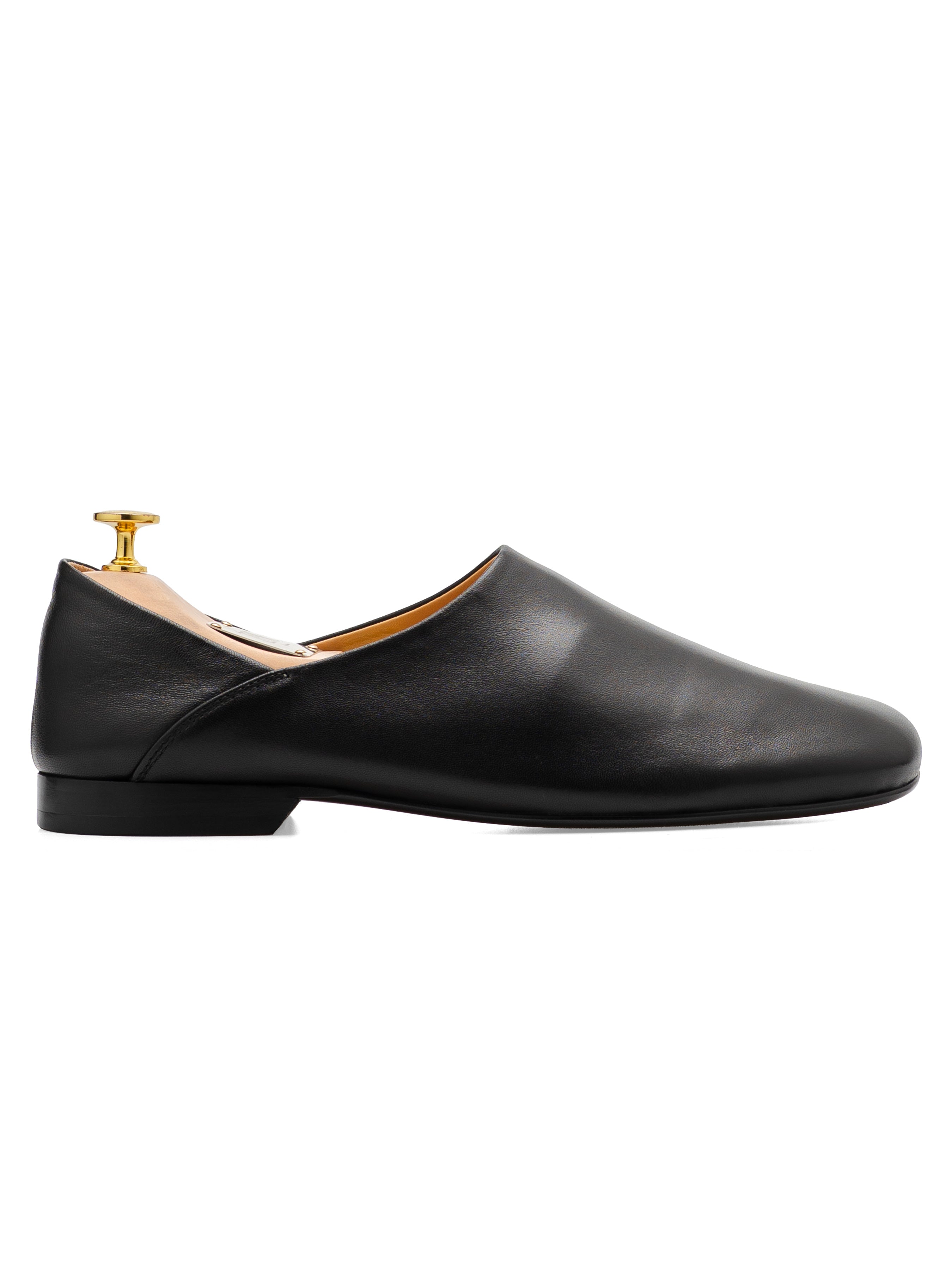 Zavien Loafer - Solid Black Leather