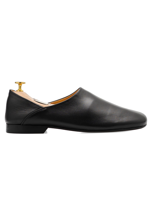 Zavien Loafer - Solid Black Leather