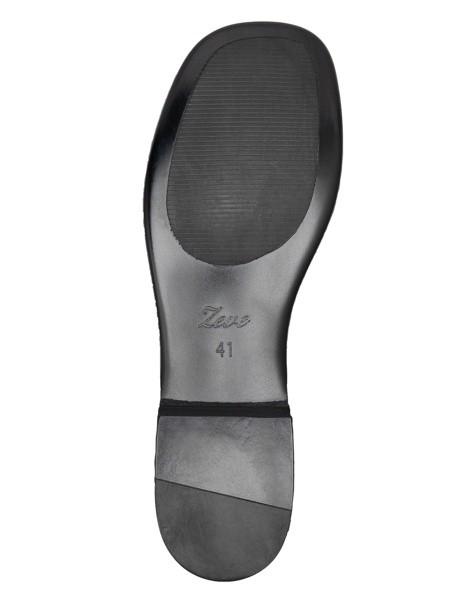 Zavien Loafer - Solid Black Leather
