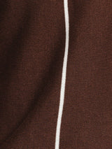 ZeccaStripeKnitTeeCoffeeQuarter-Zip9 - Zeve