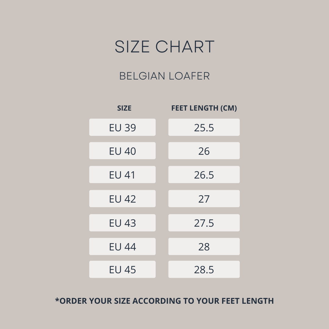 Belgian Loafer - Solid Black Leather