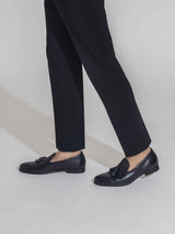 loafer-slipper-black-pebble-grain-men-shoes-zeve-international-1 - Zeve