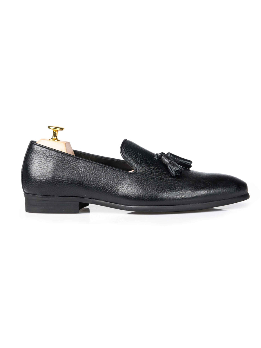 no-5-LOAFER-SLIPPER-BLACK-PEBBLE-GRAIN-LEATHER-_COMBAT-SOLE_-zeve-kuala-lumpur-men-shoes_08da2b2a-7ea7-45a7-aa26-c5693072c765 - Zeve