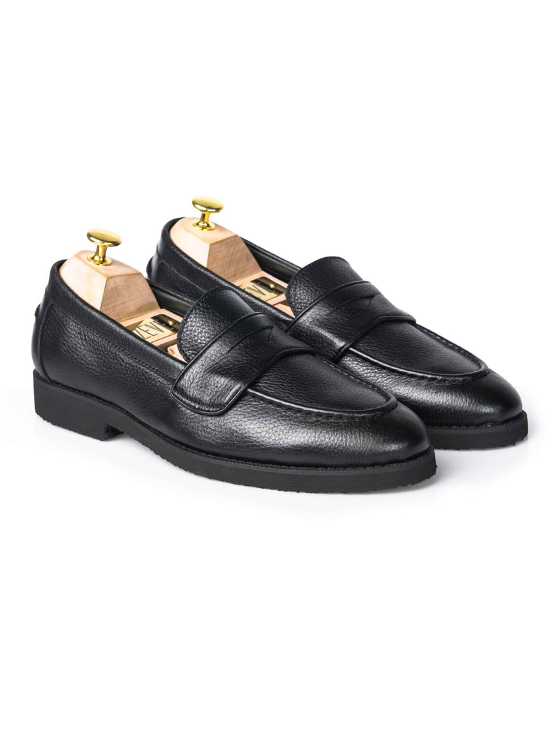 no1-WAYNE-PENNY-LOAFER-BLACK-PEBBLE-GRAIN-zeve-kuala-lumpur-men-shoes-_2 - Zeve